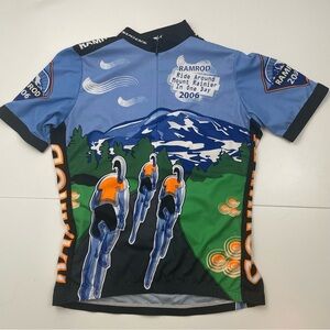 Sugoi RAMROD 2006 Jersey 2000s mtb VTG Retro RIDE AROUND MOUNT RAINIER sz M